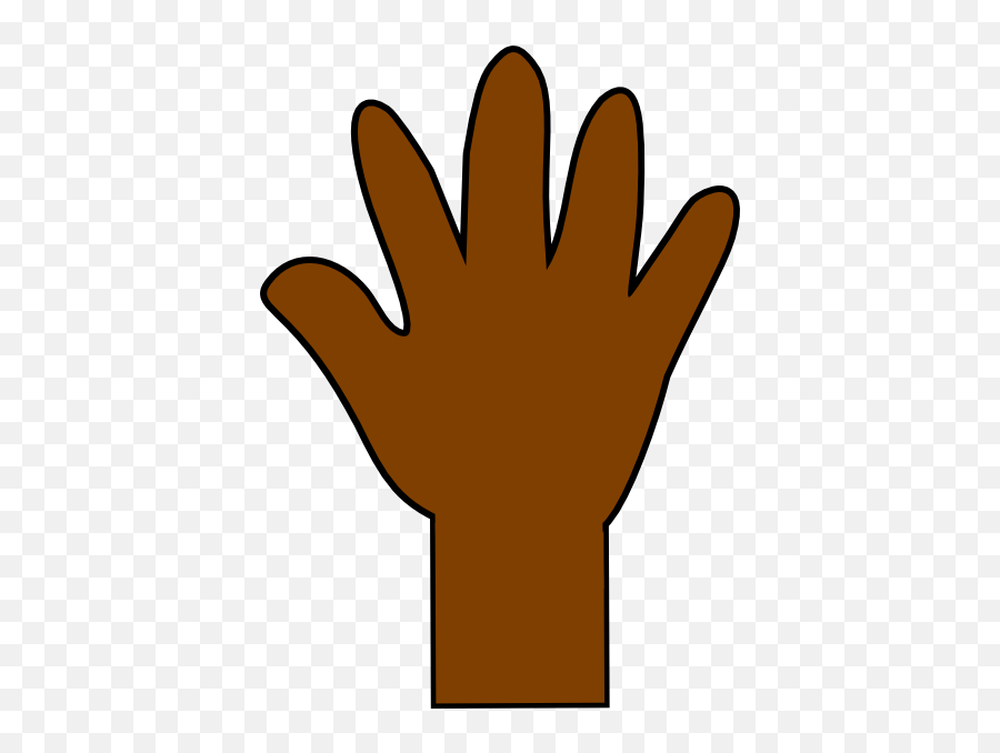 Brown Hands Clipart - Clip Art Hand Brown Emoji,Brown Praying Hands Emoji