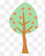 Free Fruit Tree Vectors - Clip Art Peach Emoji