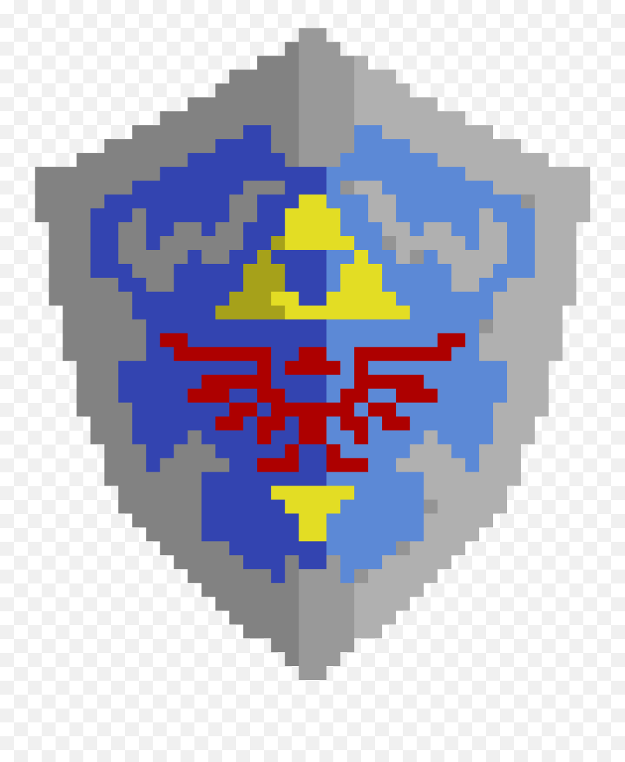 Hylian Shield - Hylian Shield Cross Stitch Emoji,Shield Emoticon