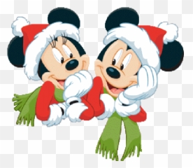 Transparent Mickey Mouse Christmas Clipart - Minnie And Mickey Christmas Emoji,Nae Nae Emoji