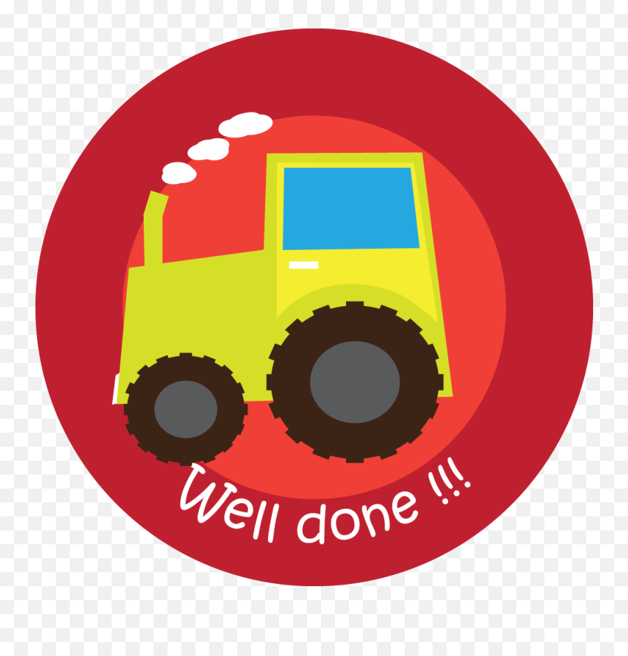 Well Done Stickers For Kids Trains And Tractors - Well Done Stickers Emoji,Roll Safe Emoji