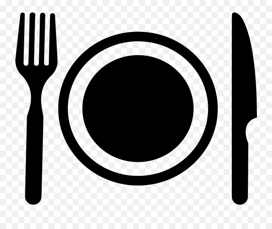 Meal Png Black And White U0026 Free Meal Black And Whitepng - Meals Icon Png Emoji,Dinner Plate Emoji