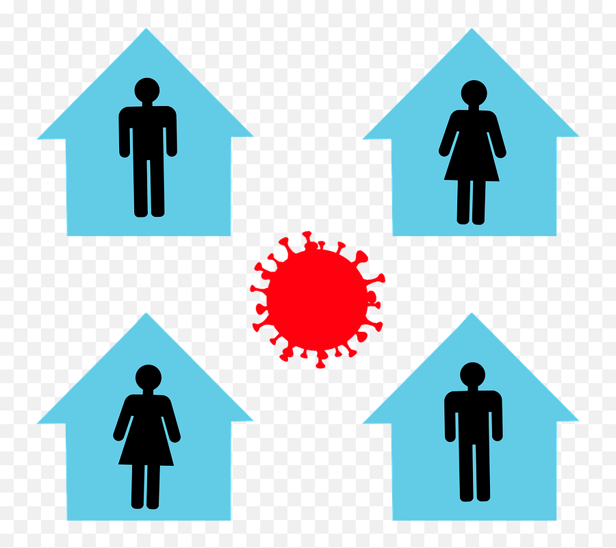 Coronavirus Corona Quarantine - Free Vector Graphic On Pixabay Social Distancing Signs M Emoji,Lung Emoji