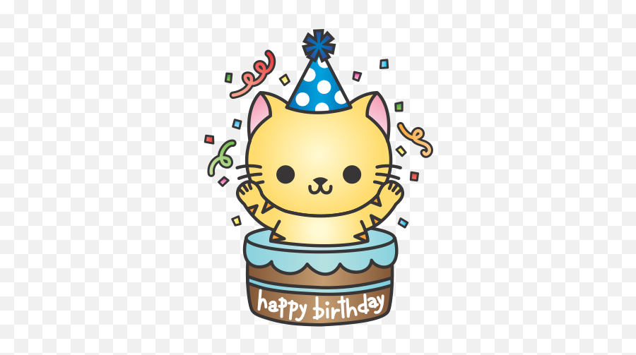 Birthdaymob - Clip Art Emoji,Birthday Cat Emoji