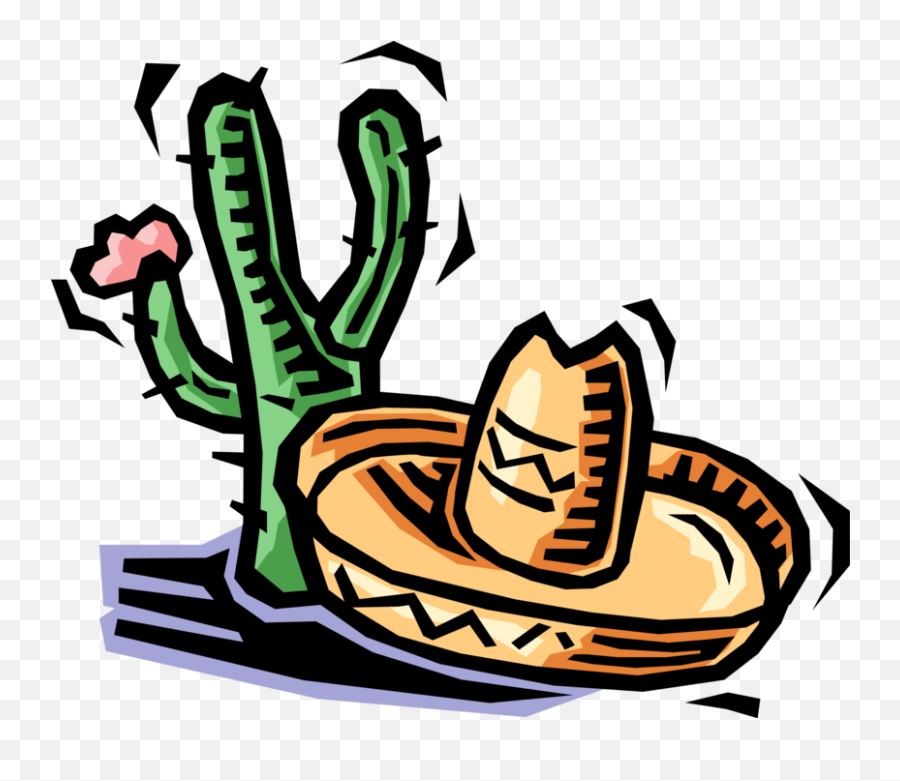 Vector Sombrero Hat Transparent U0026 Png Clipart Free Download - Clip Art Emoji,Cactus Lightning Emoji