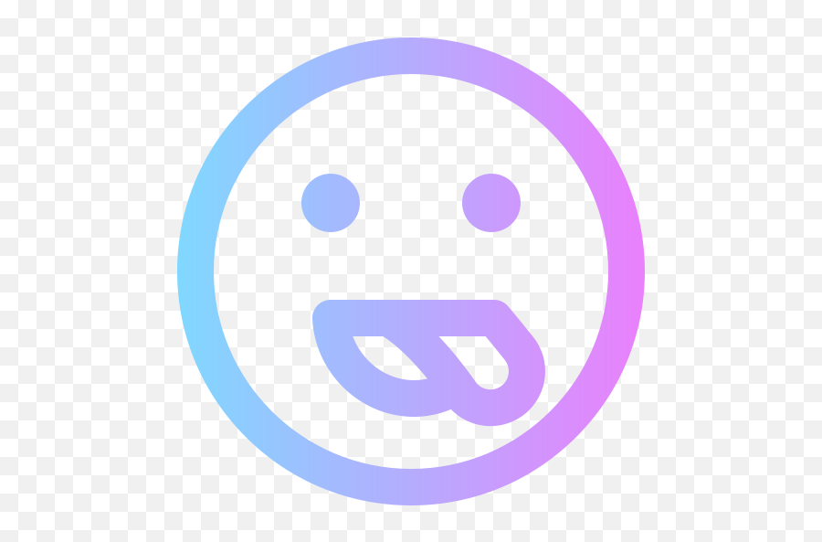 Tongue - Free Smileys Icons Circle Emoji,Purple Circle Emoji