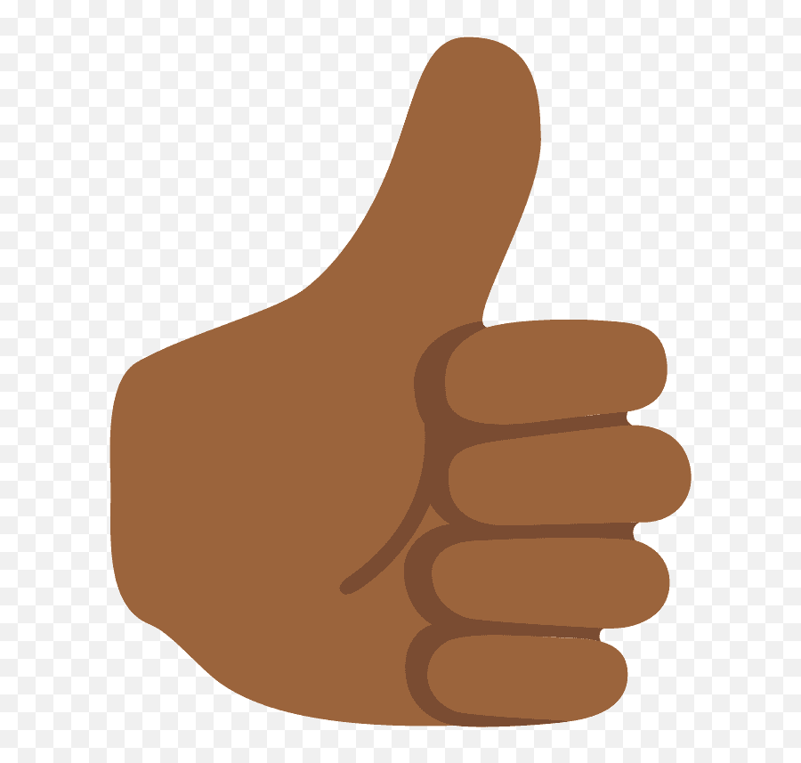 Download Thumbs Up Emoji Clipart - Brown Thumbs Up Png Brown Thumbs Up Emoji,Brown Girl Emoji