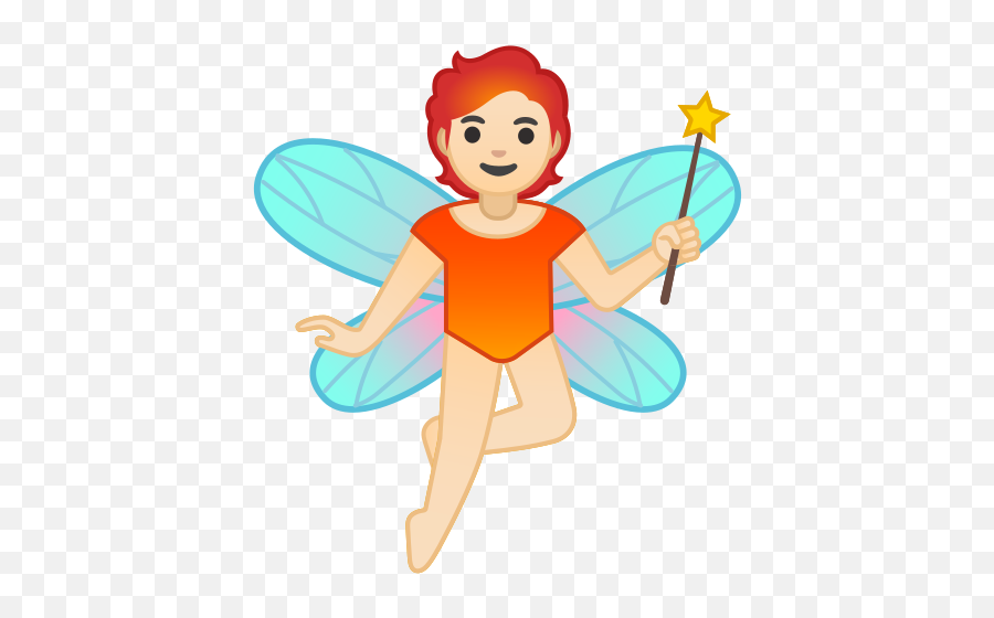 Fairy Light Skin Tone Emoji - Man Fairy Emoji,Ud83c Emoji
