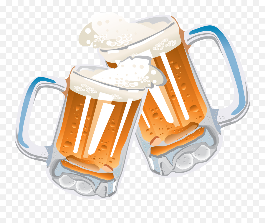 Beer Mugs Cheers Clipart - Beer Clipart Png Emoji,Cheers Emoji