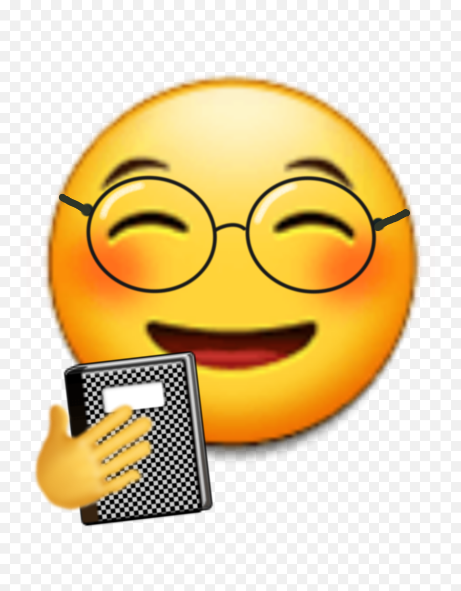 Book Bookemoji Sticker - Happy,Book Emojis