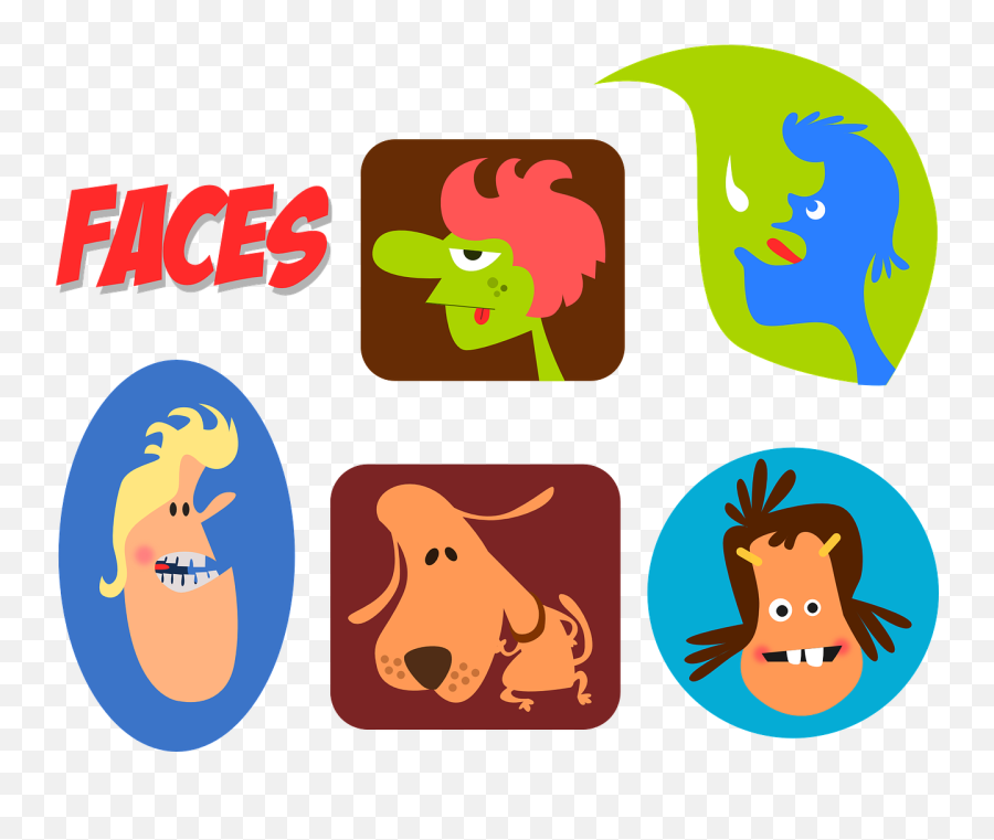 Faces Cartoons People Dog Animal - Search Engine Market Share 2011 Emoji,Pumpkin Emoticons