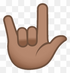 Love You Gesture Joypixels Gif - Sign Language Emoji