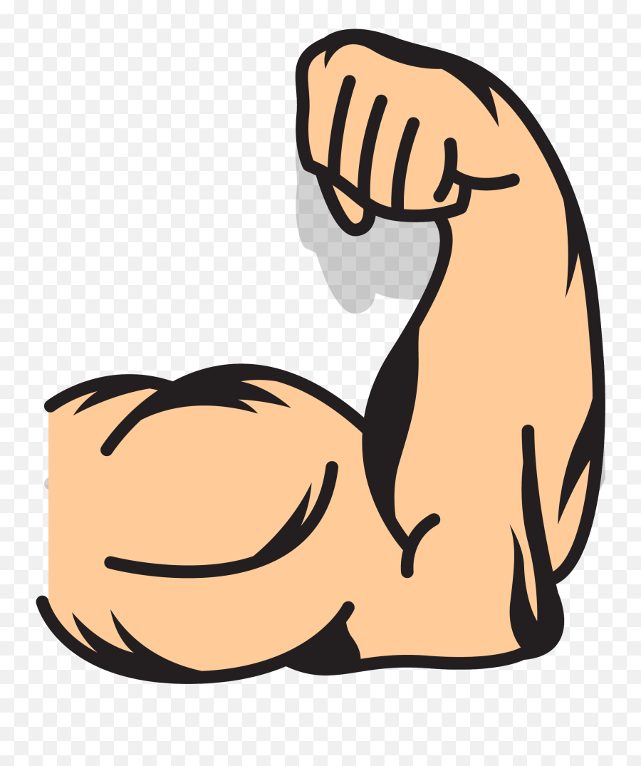 Arms Clipart Weak Arm Arms Weak Arm Transparent Free For - Muscle Clipart Emoji,Flex Arm Emoji