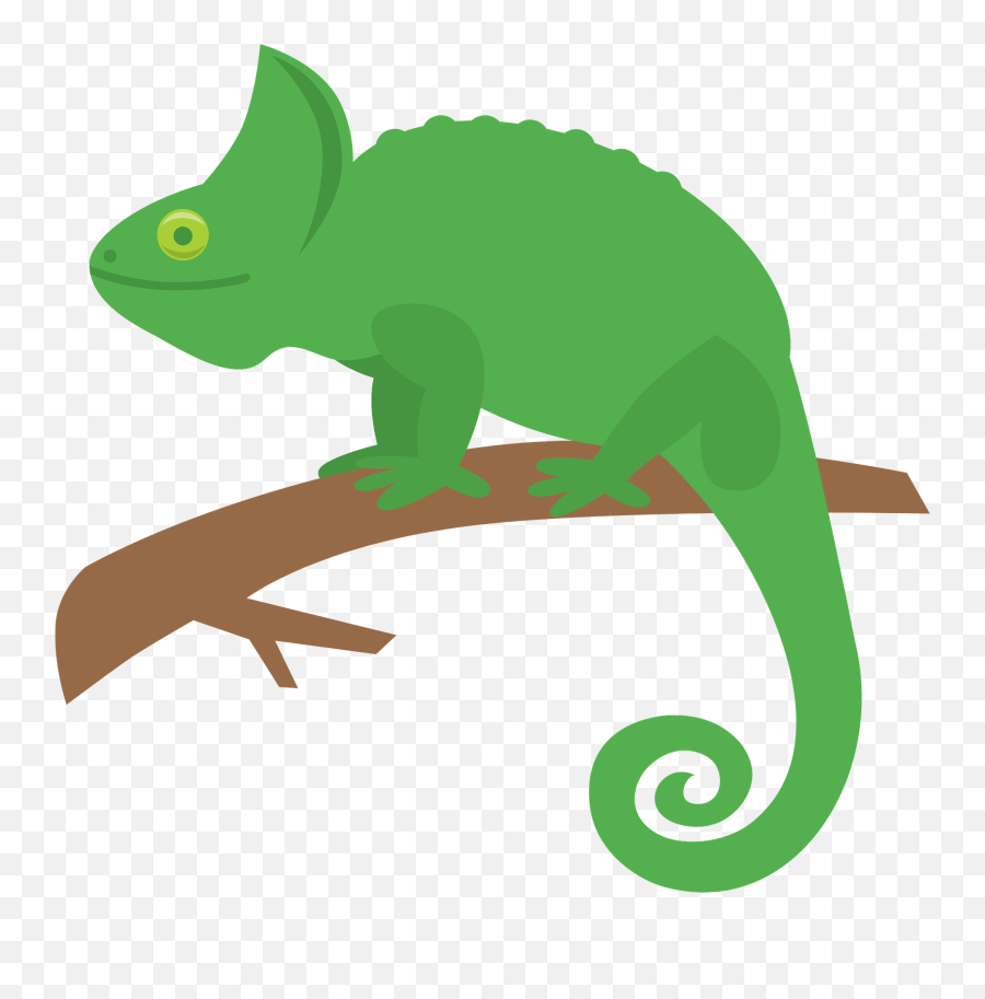 Chameleon Clipart - Common Chameleon Emoji,Iguana Emoji