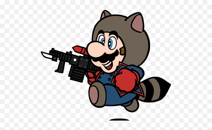 Rocket Raccoon Clipart Transparent - Super Mario Bros 3 Emoji,Raccoon Emoji