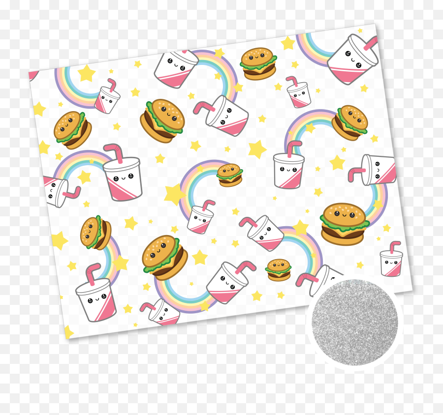 Paper - Cartoon Emoji,Glitter Emoticon
