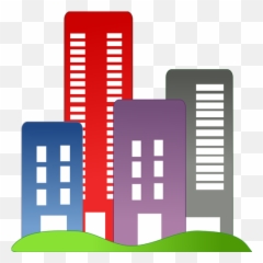Vector Graphics Of Real Estate Colorful - Building Clipart Transparent Background Emoji,Real Estate Emojis