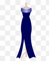 Free Long Girl Vectors - Prom Dress Clipart Emoji