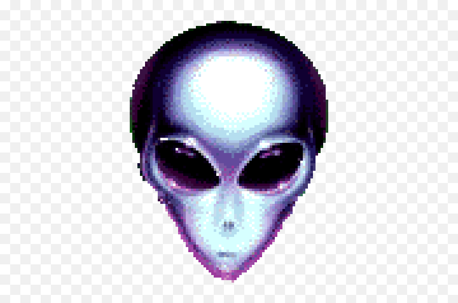 Gif Purple Alien Transparent - Alien Pixel Emoji,Purple Alien Emoji
