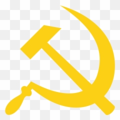 Free Communism Symbol Png Download - Transparent Hammer And Sickle Emoji