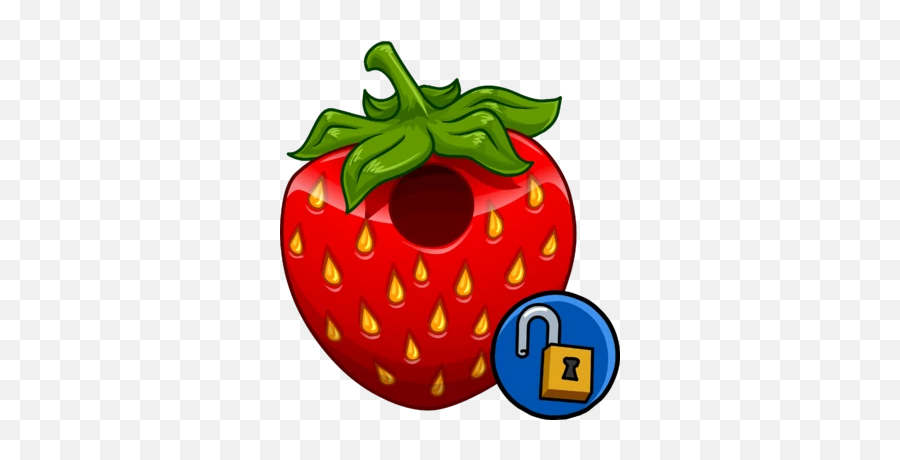 Strawberry Costume - Club Penguin Fruit Costumes Emoji,Fruit Emoji Names