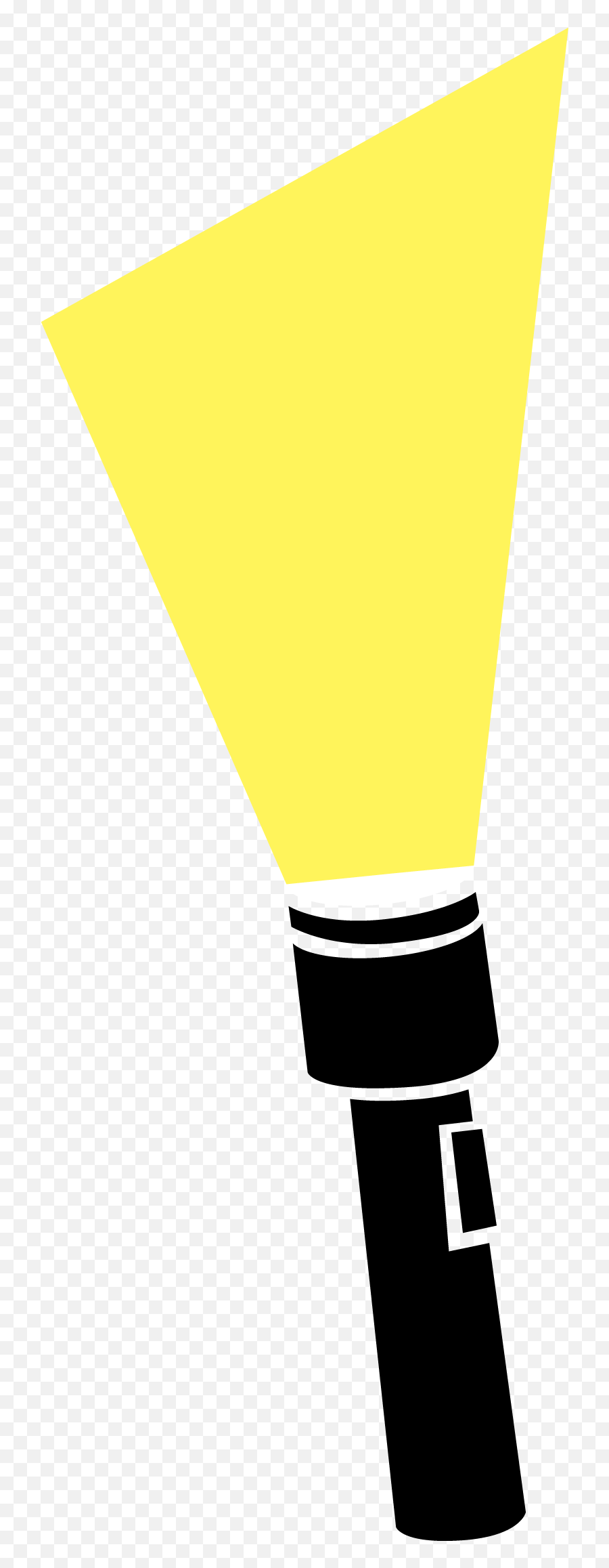 Torch Light Beam Clipart - Flashlight Beam Clipart Emoji,Torch Emoji