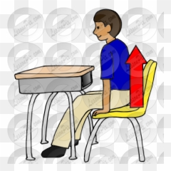 Library of clid pushing chair to table vector png files - Chair Emoji