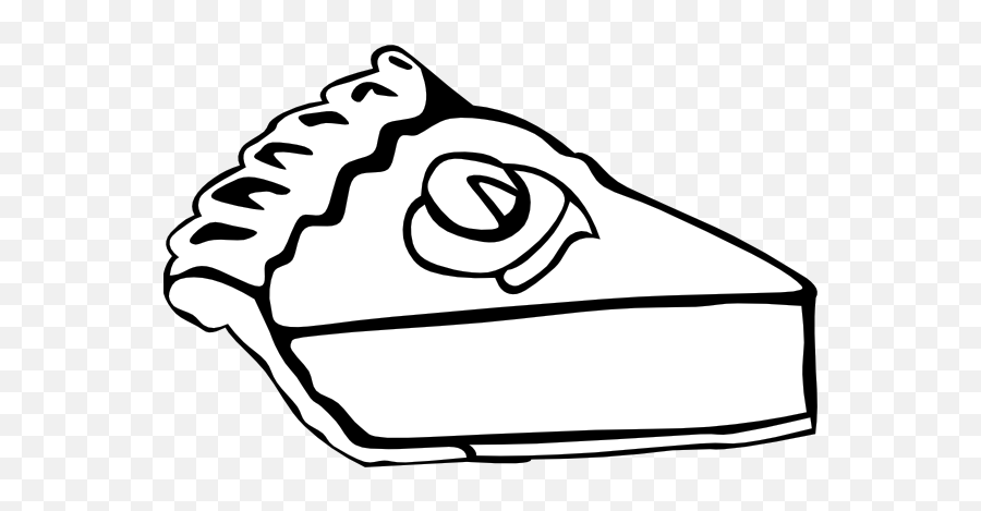 Black And White Pumpkin Pie Clipart - Pie Clip Art Emoji,Cherry Pie Emoji
