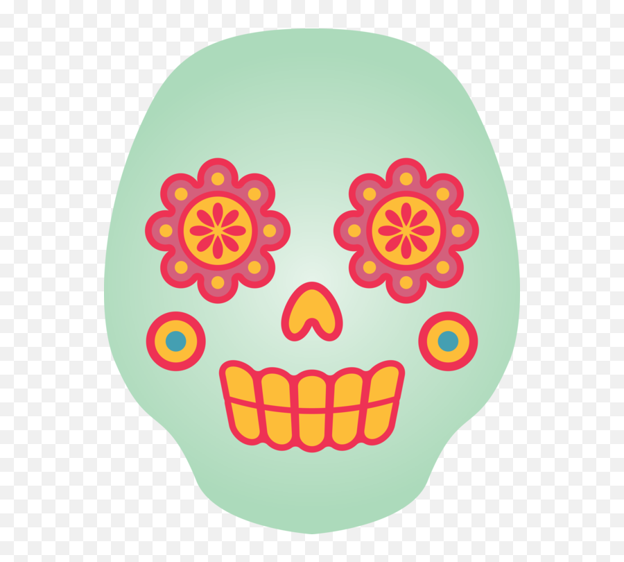 Day Of The Dead Smile Watercolor Painting Smiley For - Tessellation Conic Section Emoji,Dead Emoji Png