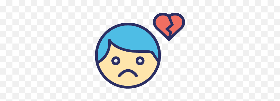 Free Broken Heart Love Dating Color Vector Icon - Happy Emoji,Coffee And Broken Heart Emoji