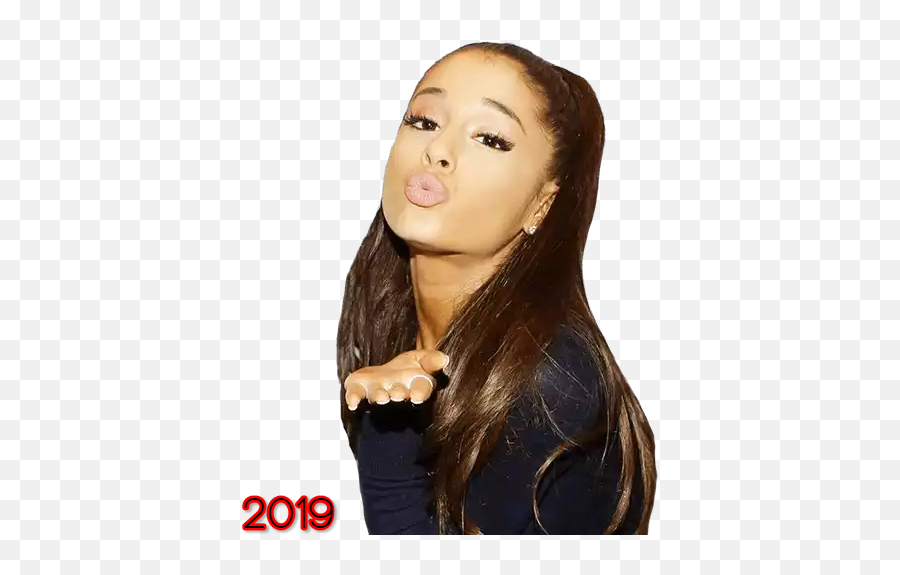 Wastickerapps Ariana Grande Sticker For - Hair Coloring Emoji,Ariana Grande Emojis
