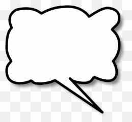 Speech Bubble Clipart Black And White - Quote Bubbles Emoji
