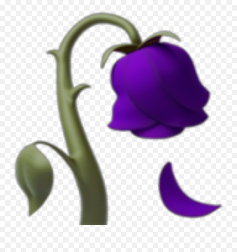 Emoji Apple Fleur Flower Flora Remix - Iphone Emoji Dead Rose,Violet Emoji