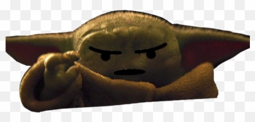 The Newest Angery Stickers - Baby Yoda Vs Baby Jabba Emoji,Yoda Emoticon
