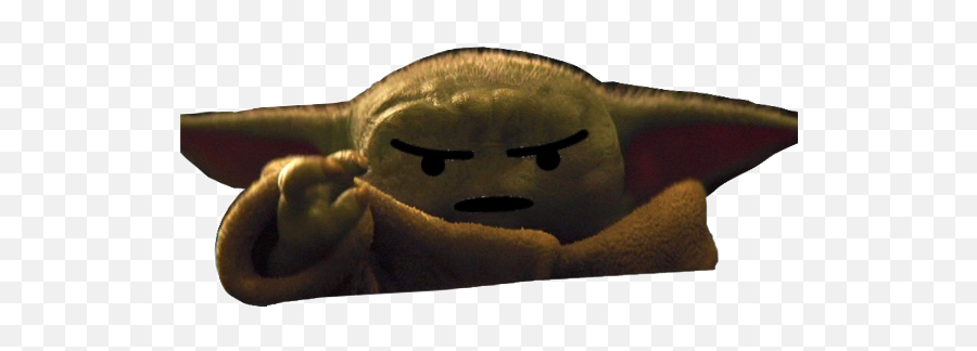 The Newest Angery Stickers - Baby Yoda Vs Baby Jabba Emoji,Yoda Emoticon