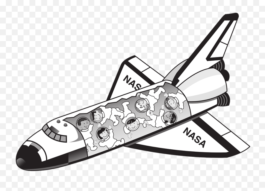 Free Space Travel Rocket Vectors - Space Shuttle Clipart Emoji,Star Trek Emoticons