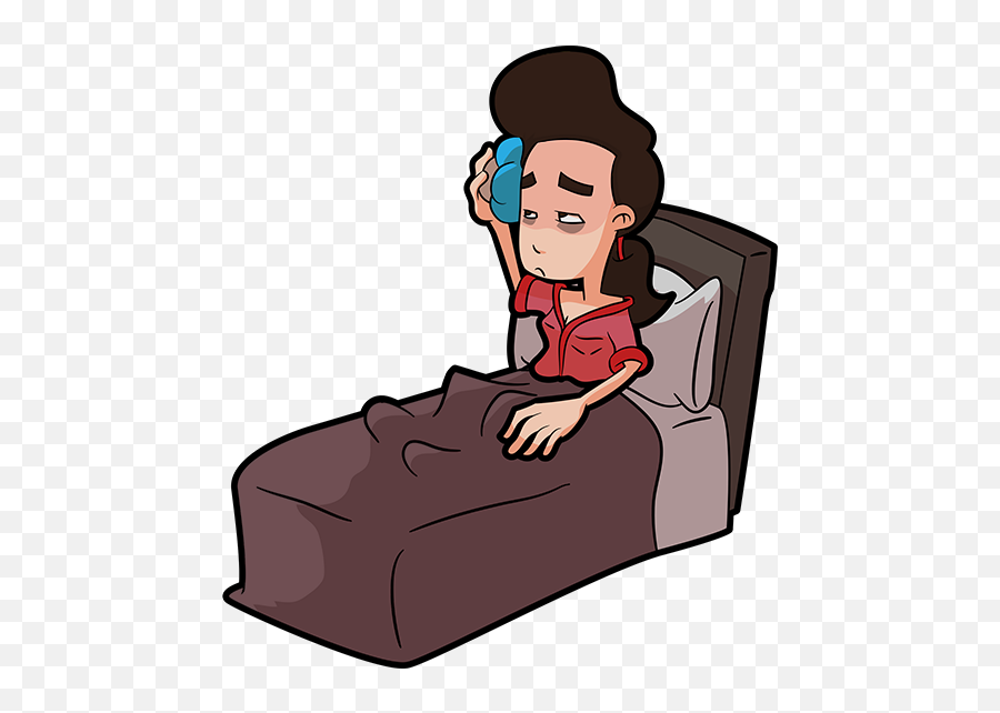 Png Hd Transparent Sick Hd - Funny Woman In Hospital Emoji,Sniffle Emoji