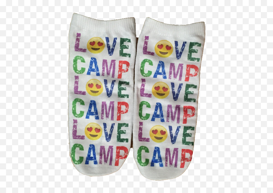 Love Camp Emoji 1 Socks - Millennium Falcon Outline,Emoji Socks