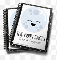 The Moon Facts Color Copywork - Your Wealth Planner Emoji