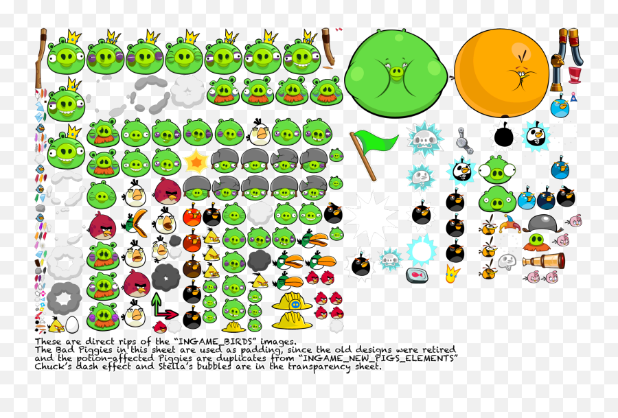 Download Hd Angry Birds Tutorial - All Angry Birds Sprites Angry Birds Sprites All Emoji,Angry Birds Emojis