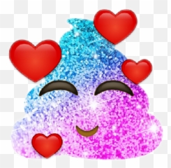 Emoji Shiny Emojipoop Shinypoo Cutiepoo - Heart