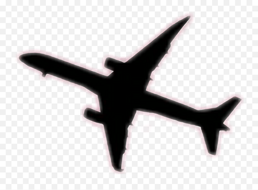 Airplane - Sticker By Anb Aircraft Emoji,Black Airplane Emoji
