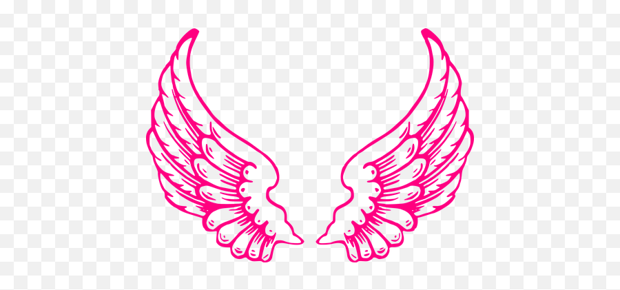 100 Free Angel Wings U0026 Angel Vectors - Pixabay Clipart Pink Angel Wings Emoji,Chicken Wings Emoji