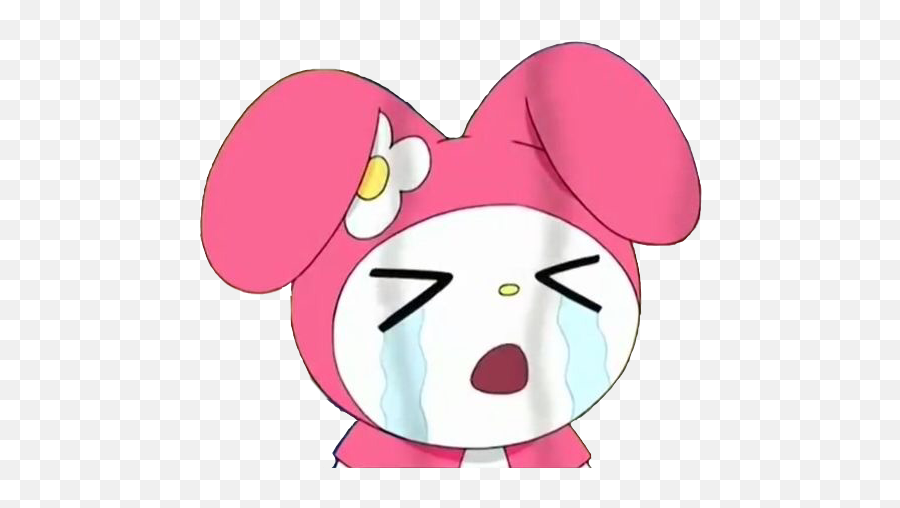 Mymelody Mymelo Sad Cute Aesthetic Japan Cry Baby Pink - Sad Cute Aesthetic Emoji,Japanese Cry Emoji