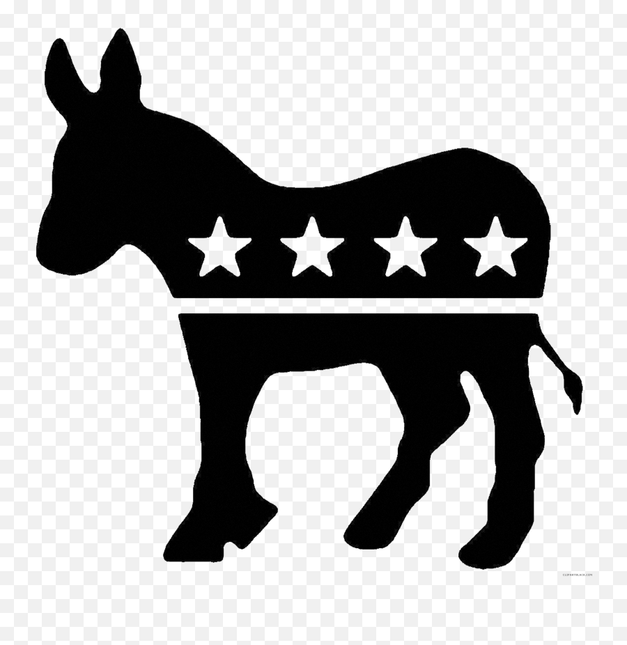 Clipart Democratic Donkey Transparent - Democratic Party Emoji,Democracy Emoji
