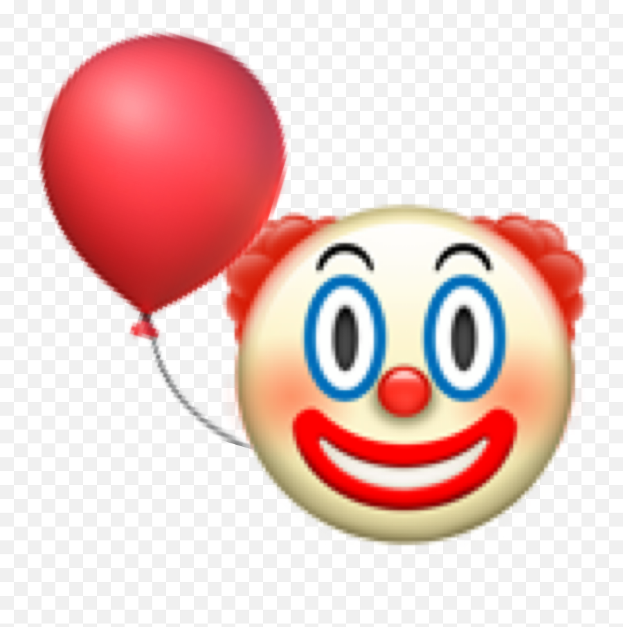 Clown Emoji Sticker - Meme Cara De Payaso,Dog Emoticon