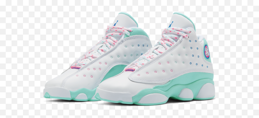 Girls Air Jordan 13 Retro - Air Jordan Retro 13 Gs Emoji,Emoji Jordans