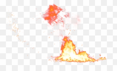 Fire Effect Png - On Ground Emoji