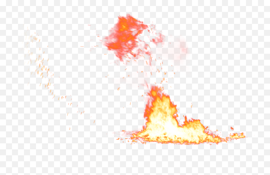 Fire Effect Png - Fire On Ground Png Emoji,Fire Emoji Iphone