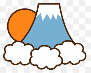Mount Fuji at Sunrise clipart Free download transparent - Vertical Emoji